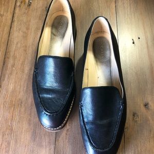 Cole Haan Black Leather Loafers